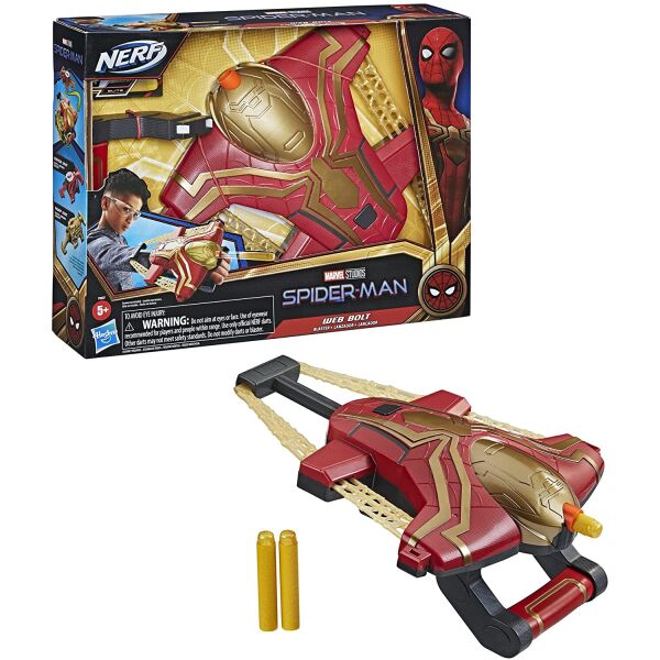 

Бластер Нерф Человек Паук Spider-Man NERF Marvel Web Bolt Blast Hasbro F0237