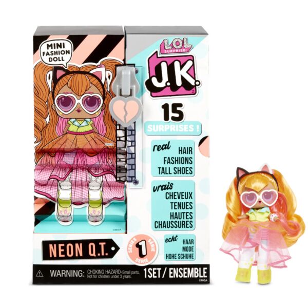 

Кукла ЛОЛ Леди Неон + 15 сюрпризов LOL Surprise J.K. Neon Q.T. MGA 570776