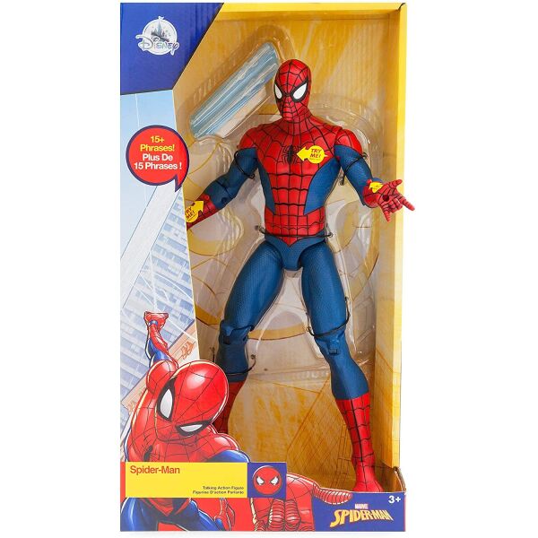 

Фигурка Человек Паук 33 см Стреляет из Двух Рук с Звуковыми Эффектами Spider-Man Disney 88233