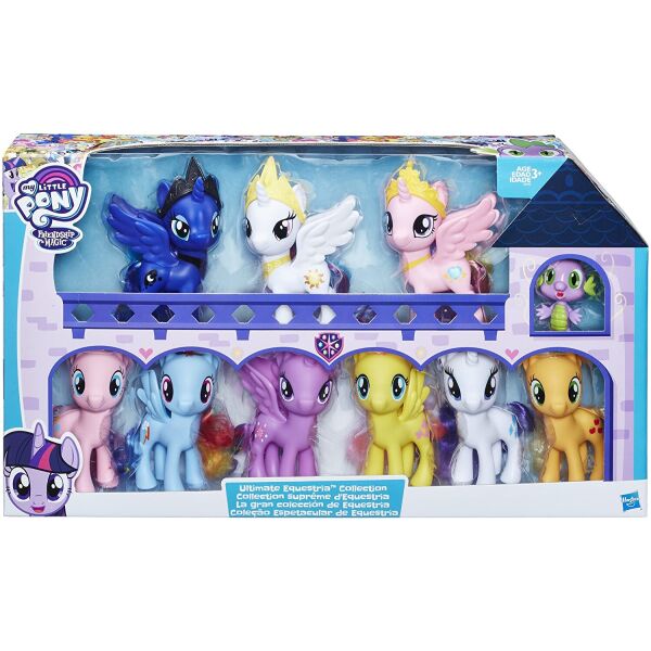 

Большой Набор из 10 Фигурок Моя Маленькая Пони My Little Pony 10 Ponies Hasbro E2443