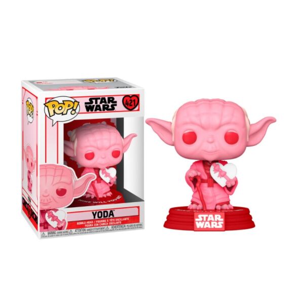 

Фигурка Фанко Йода с Валенктинкой № 421 Star Wars Valentines - Yoda Funko 52870