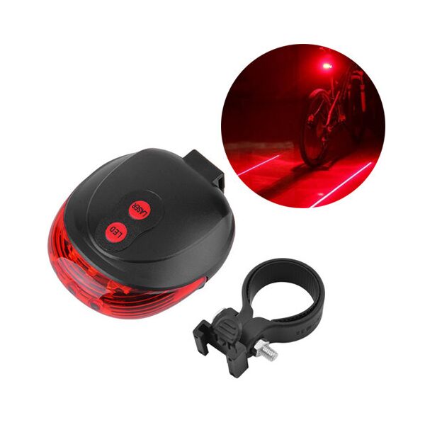 

Велофонарь STOP DW-681-5LED + 2LASER