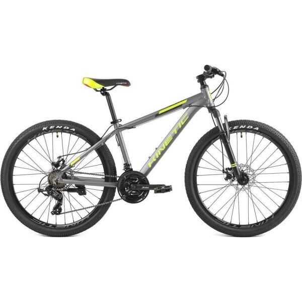 

Велосипед KINETIC 26" PROFI 13.5" Серо-зеленый (21-255)