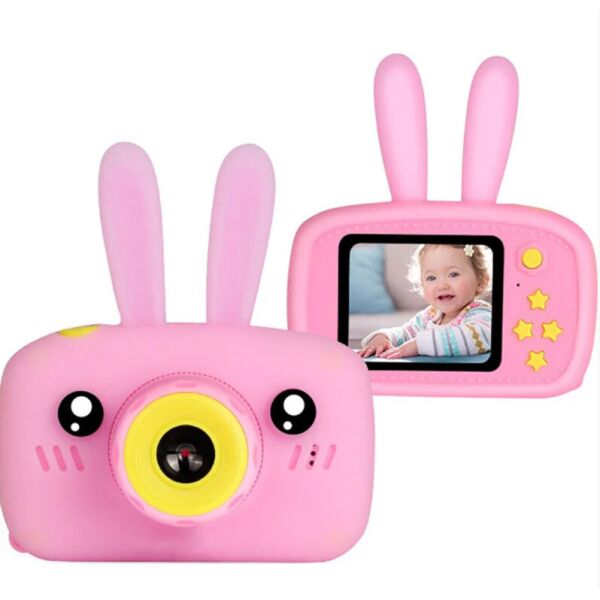 

Цифровой детский фотоаппарат Smart Kid X500 Зайчик Розовый (5529)