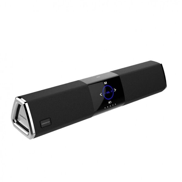 

Портативная Bluetooth колонка Hopestar A3 с сенсорной панелью NFC+MP3+AUX+USB/microUSB Black (2_009565)
