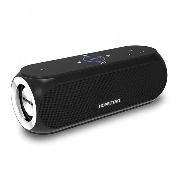 

Портативная Bluetooth Колонка Hopestar H19 с микрофоном NFC+MP3+AUX Black (2_009572)