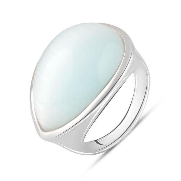 

Серебряное кольцо GS с кошачьим глазом (2083757) 17.5 размер