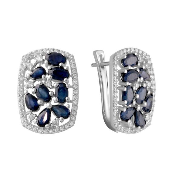 

Серебряные серьги GS с натуральным сапфиром 6.004ct (2059448)
