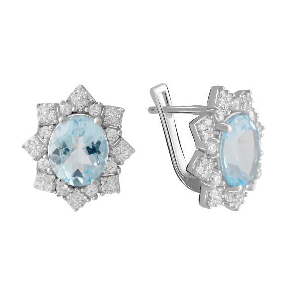 

Серебряные серьги GS с натуральным топазом 4.164ct (2065371)