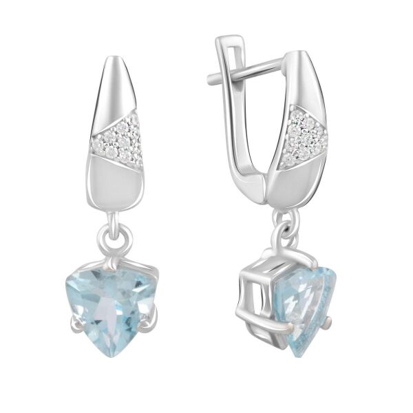 

Серебряные серьги GS с натуральным топазом 4.292ct (2097174)