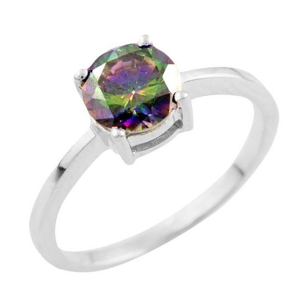 Серебряное кольцо GS с мистик топазом 1.017ct (1515860) 18 размер 2.1, 17