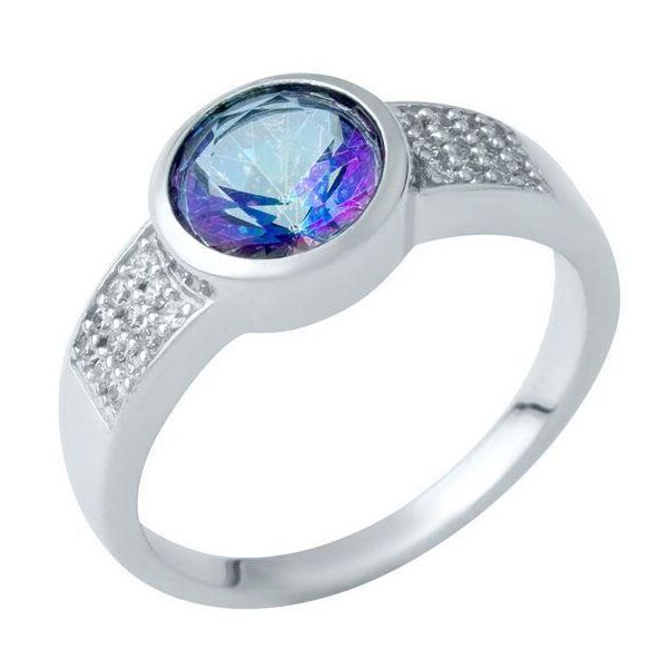 

Серебряное кольцо GS с мистик топазом 1.28ct (1937471) 17.5 размер