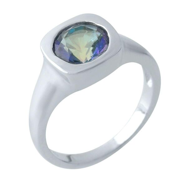 

Серебряное кольцо GS с мистик топазом 1.293ct (1972281) 17.5 размер