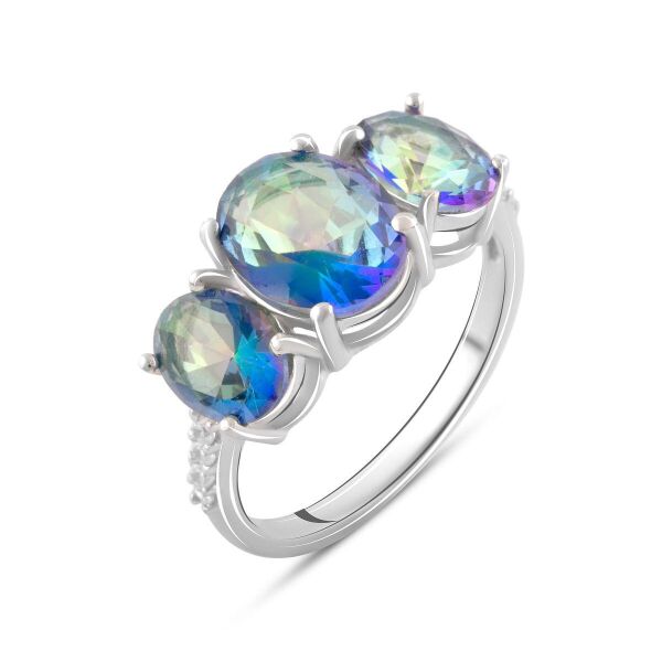 

Серебряное кольцо GS с мистик топазом 1.888ct (2084938) 18.5 размер