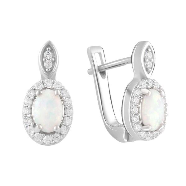 

Серебряные серьги GS с опалом 0.325ct (2085621)