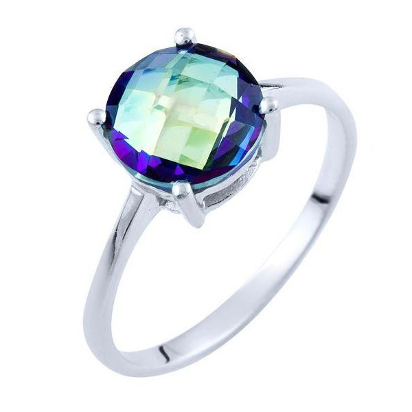 

Серебряное кольцо GS с мистик топазом 2.163ct (1734346) 18 размер