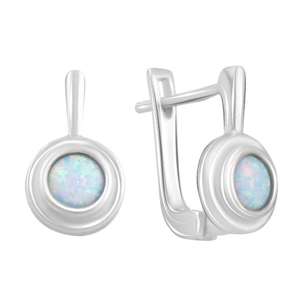 

Серебряные серьги GS с опалом 0.408ct (2097563)