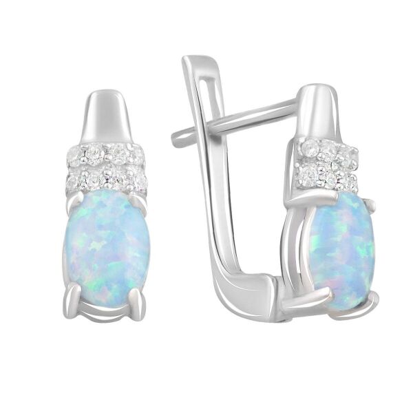 

Серебряные серьги GS с опалом 0.595ct (2097587)