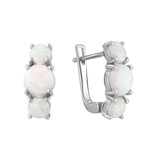 

Серебряные серьги GS с опалом 1.04ct (2085751)