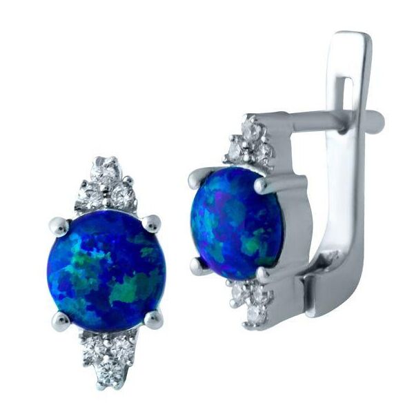 

Серебряные серьги GS с опалом 1.06ct (1919699)