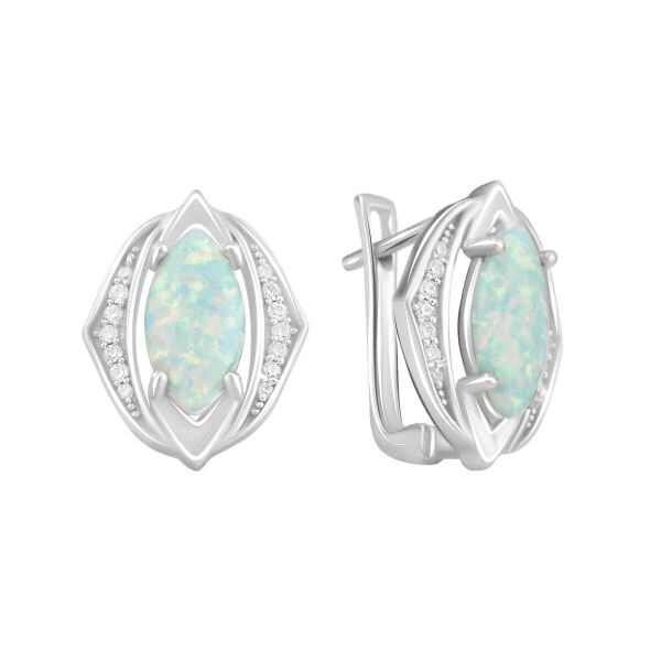 

Серебряные серьги GS с опалом 1.27ct (2097365)