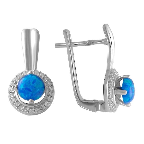 

Серебряные серьги GS с опалом 1.31ct (2050698)