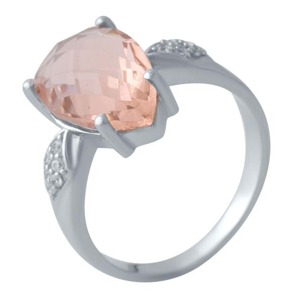 

Серебряное кольцо GS с морганитом nano 3.825ct (2021377) 19 размер 3.48, 17