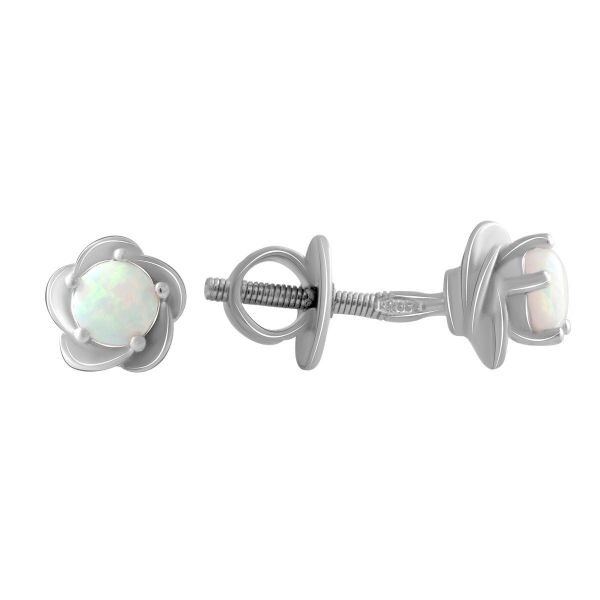 

Серебряные серьги GS с опалом 1.7ct (2072393)