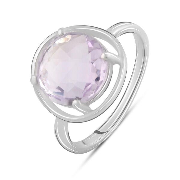 

Серебряное кольцо GS с натуральным аметистом (2089780) 17.5 размер