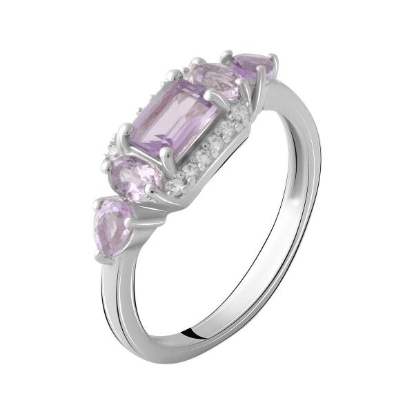 

Серебряное кольцо GS с натуральным аметистом 1.06ct (2066996) 17 размер