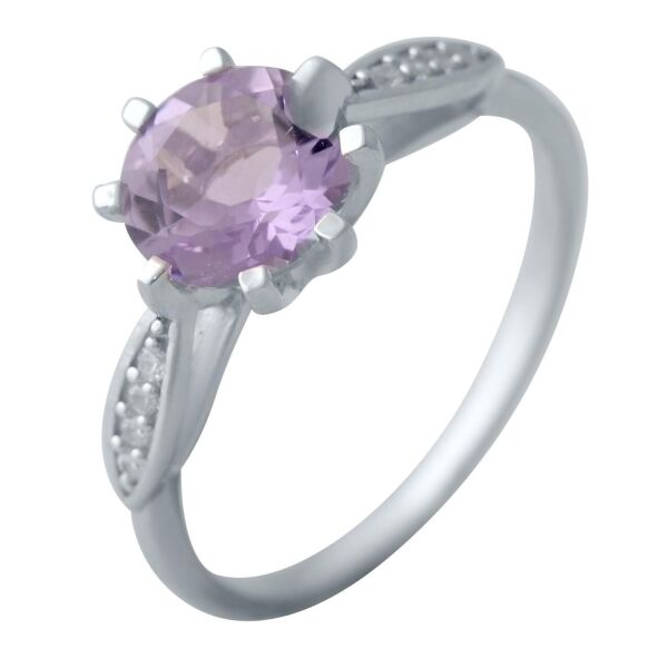 

Серебряное кольцо GS с натуральным аметистом 1.708ct (2043027) 18.5 размер 2.33, 17