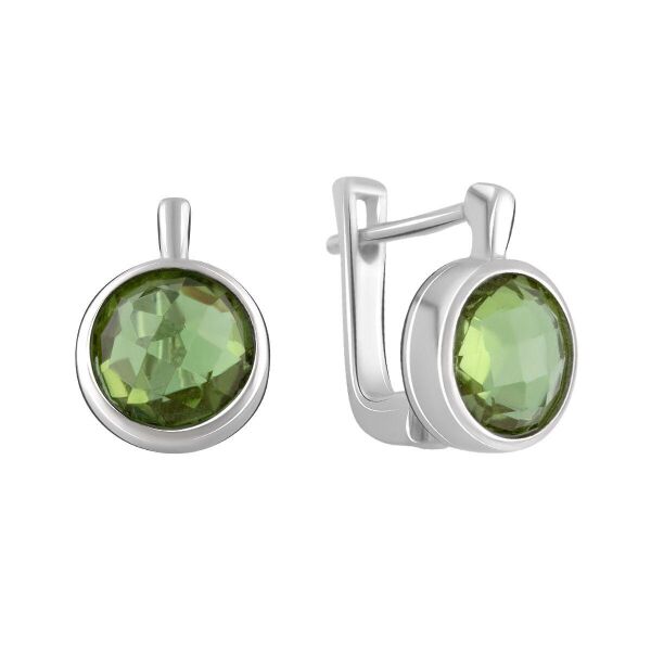 

Серебряные серьги GS с Султанит султанитом 2.157ct (2076056)