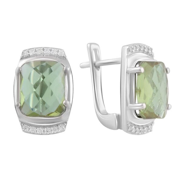 

Серебряные серьги GS с Султанит султанитом 6.218ct (2091424)