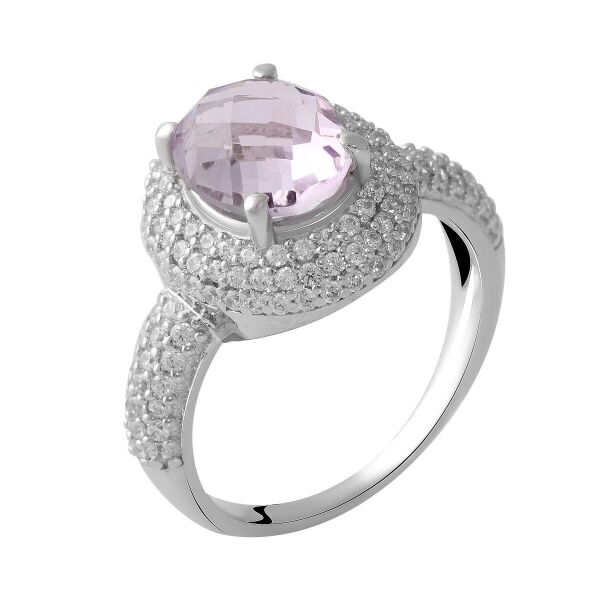 

Серебряное кольцо GS с натуральным аметистом 2.43ct (2048664) 18 размер