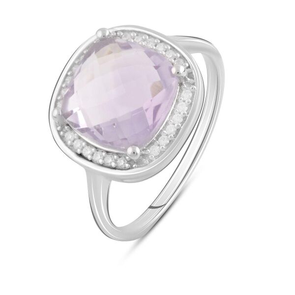 

Серебряное кольцо GS с натуральным аметистом 3.713ct (2089728) 17 размер