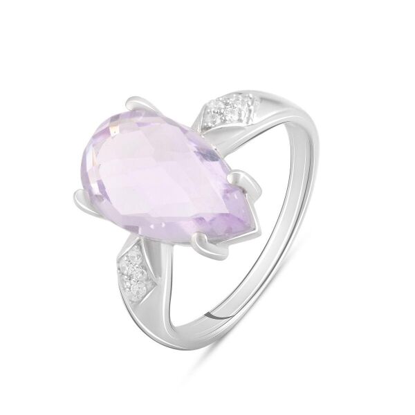 

Серебряное кольцо GS с натуральным аметистом 4.718ct (1966013) 17 размер