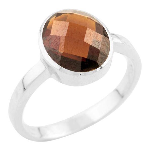 

Серебряное кольцо GS с натуральным гранатом (0948904) 17 размер