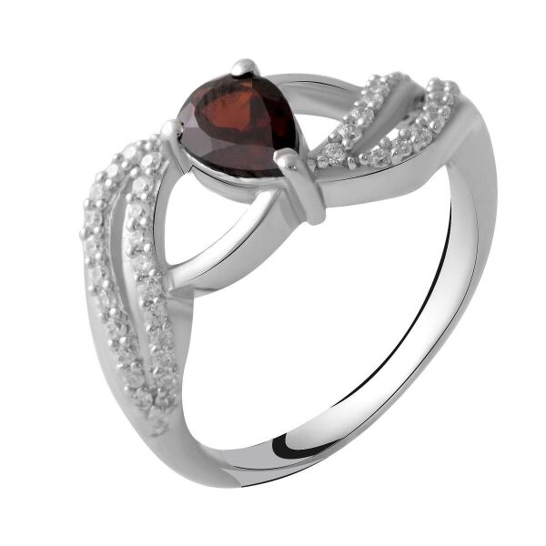 

Серебряное кольцо GS с натуральным гранатом 0.83ct (2051671) 18 размер