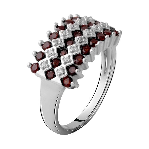 

Серебряное кольцо GS с натуральным гранатом 1.306ct (2061397) 18 размер