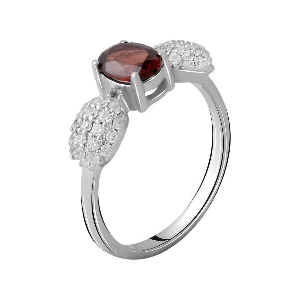 

Серебряное кольцо GS с натуральным гранатом 1.565ct (2061335) 17.5 размер