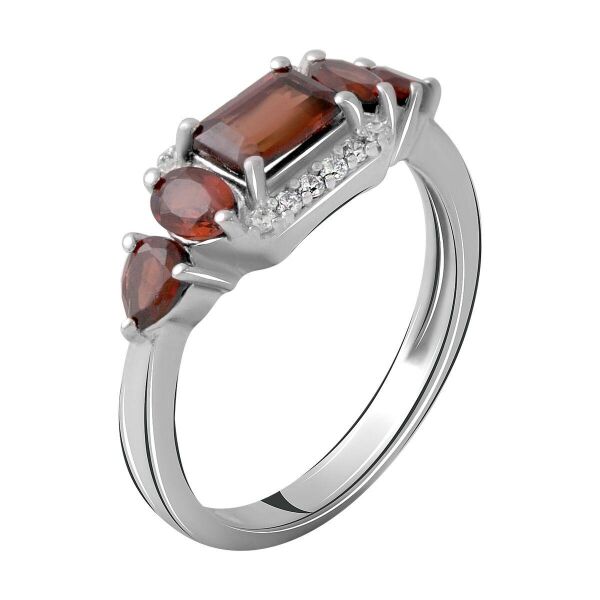 

Серебряное кольцо GS с натуральным гранатом 1.73ct (2061496) 18.5 размер
