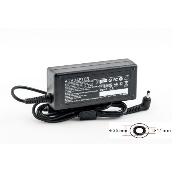 

Блок питания PowerPlant для ноутбука Acer 220V, 19V 65W 3.42A 5.5х2.1мм (AC65F3011)