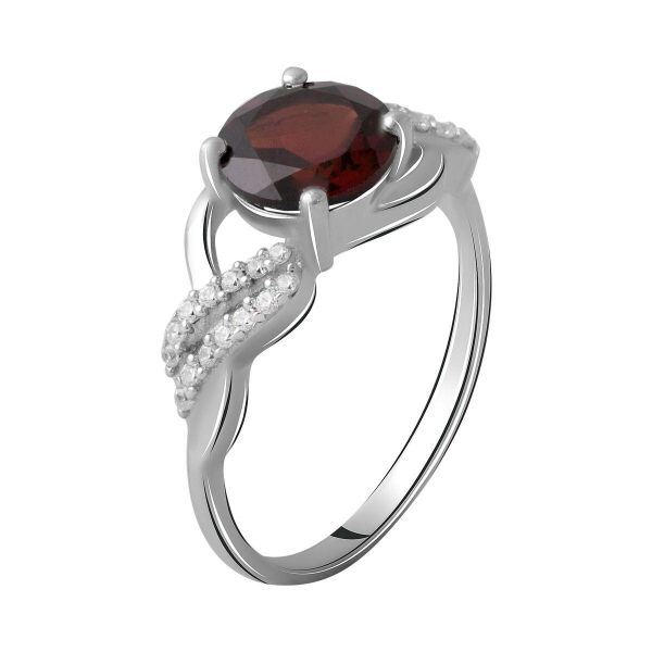 

Серебряное кольцо GS с натуральным гранатом 2.296ct (2061533) 17 размер