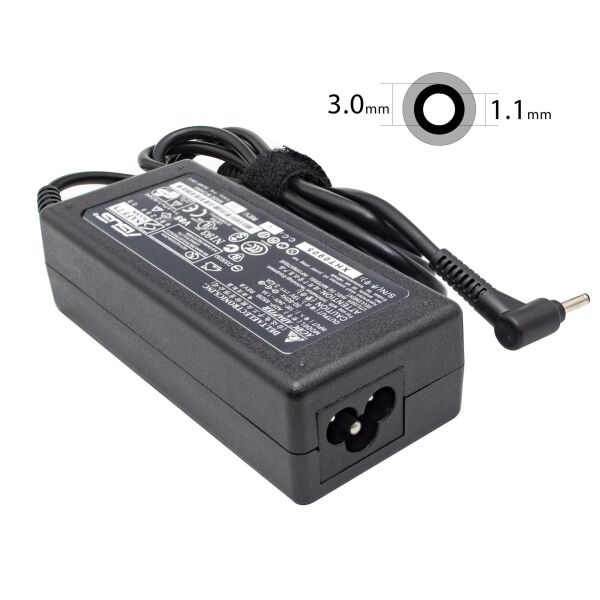 

Блок питания для ноутбука Asus 19V 3.42A 65W 3.0х1.1мм без каб. пит. (AD103013) bulk