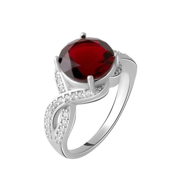 

Серебряное кольцо GS с натуральным гранатом 3.448ct (2061632) 17.5 размер