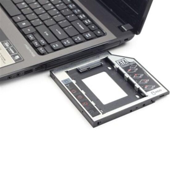 

Адаптер HDD 2,5" для ноутбука в отсек CD-ROM Gembird MF-95-02 (12.5 мм)