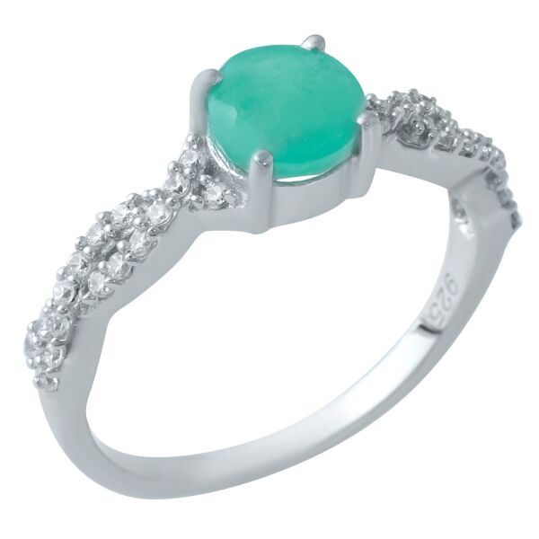 

Серебряное кольцо GS с натуральным изумрудом 0.783ct (1929636) 16.5 размер
