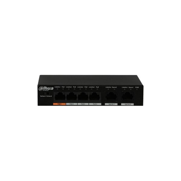 

POE коммутатор Dahua DH-PFS3006-4GT-60