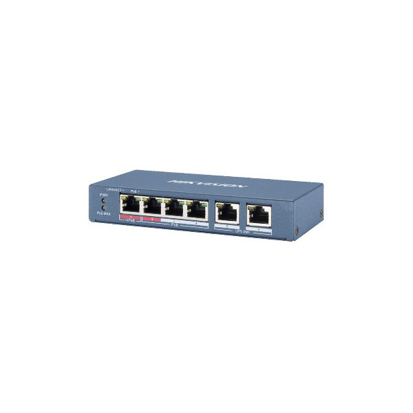

Коммутатор Hikvision DS-3E0106HP-E