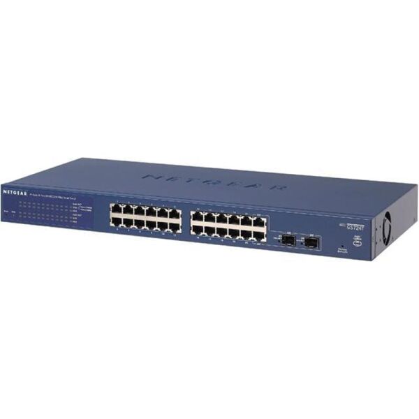 

Коммутатор Netgear GS724T-400EUS 24xGE, 2xSFP, L2+